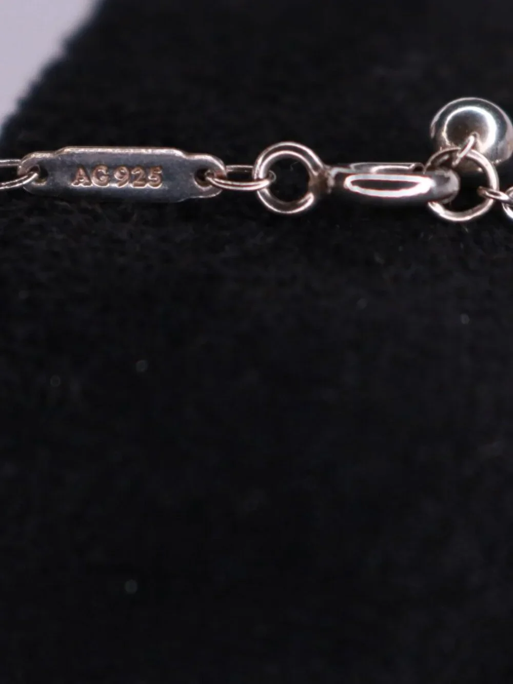 Tiffany & Co. 925 Sterling Silver Double Strand Bead Chain Necklace Set